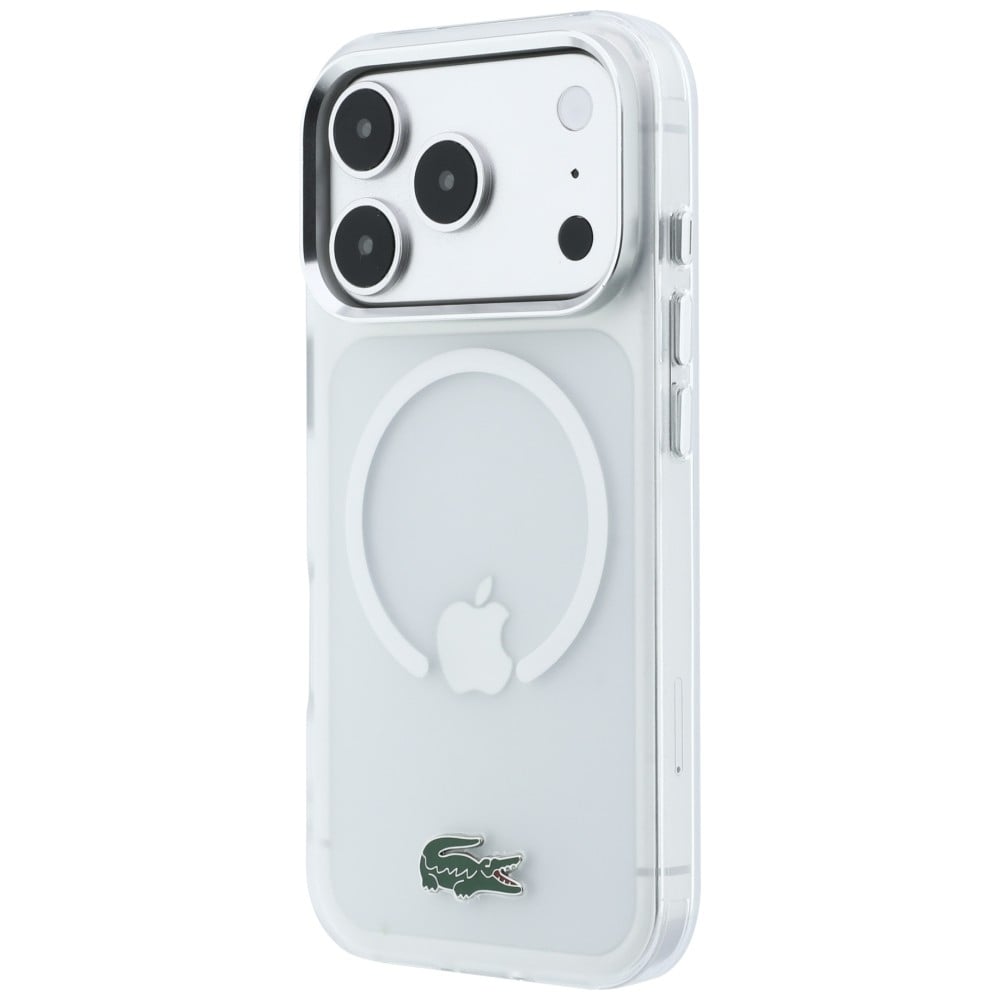 Lacoste IML Frosted Laquer Logo MagSafe θήκη για iPhone 18 Pro / 17 Pro Διαφανής - Image 2