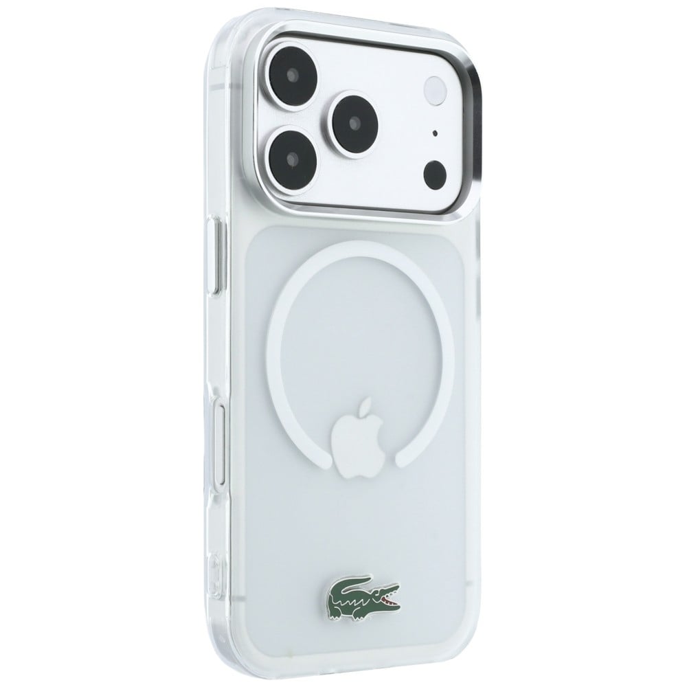 Lacoste IML Frosted Laquer Logo MagSafe θήκη για iPhone 18 Pro / 17 Pro Διαφανής - Image 4