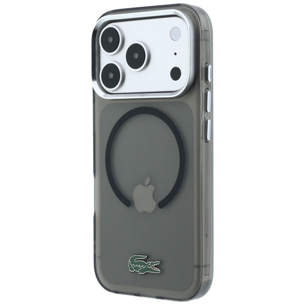 Lacoste IML Frosted Laquer Logo MagSafe θήκη για iPhone 18 Pro / 17 Pro Μαύρο - Image 2