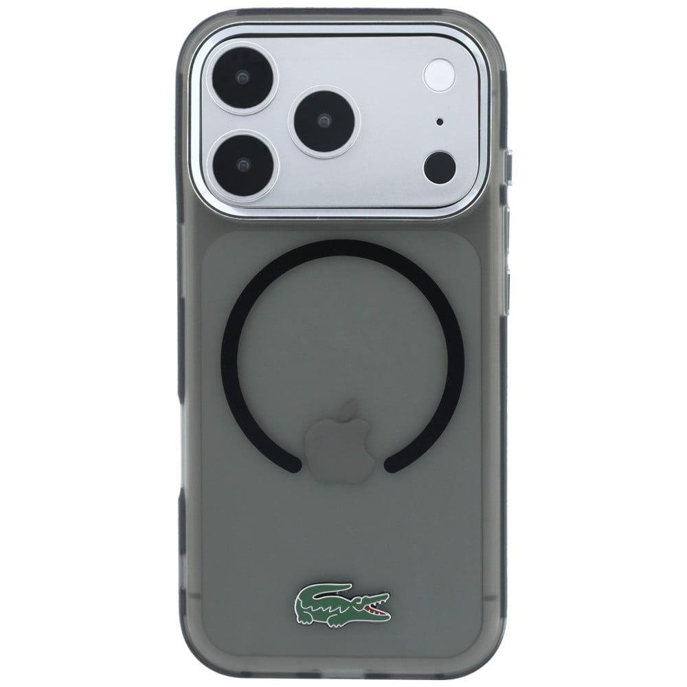 Lacoste IML Frosted Laquer Logo MagSafe θήκη για iPhone 18 Pro / 17 Pro Μαύρο - Image 3