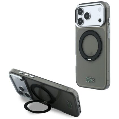 Lacoste IML Glossy Finish - θήκη για Apple iPhone 18 Pro Max / 17 Pro Max - Μαύρο