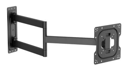BRATECK LPA95-223L Βάση Τηλεόρασης Επιτοίχια Full Motion 23-43", Έως 50kg, Μαύρη