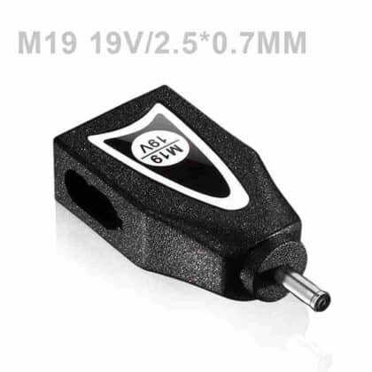 Powertech M19 Αντάπτορας Φορτιστή Laptop για Asus 2.5x0.7mm, 19V, Μαύρος
