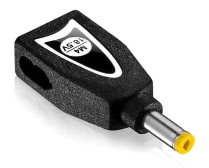 Powertech Αντάπτορας Φορτιστή Laptop M4 4.8x1.7mm 18.5V, Μαύρος