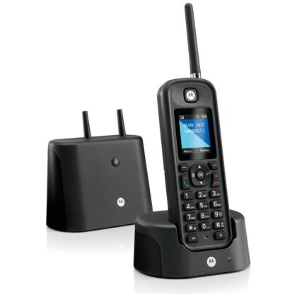 Motorola O201 Ασύρματο Τηλέφωνο Σταθερής Γραμμής, Μαύρο