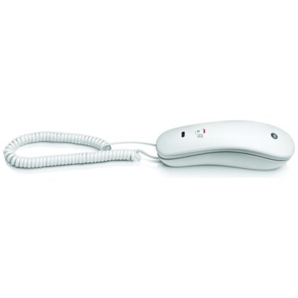 Motorola CT50 λευκό τηλέφωνο σταθερής γραμμής με καλώδιο για τοποθέτηση στον τοίχο