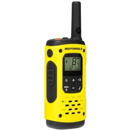 Motorola T92 H2O walkie talkie σε μαύρο και κίτρινο χρώμα, σετ δύο τεμαχίων