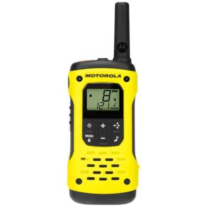 Motorola T92 H2O walkie talkie σε μαύρο και κίτρινο χρώμα, σετ δύο τεμαχίων