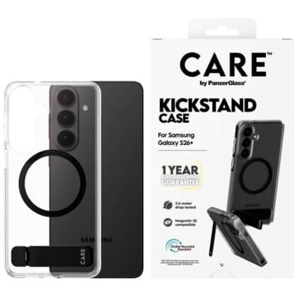 PanzerGlass CARE by PanzerGlass Black Kickstand QI - θήκη για Samsung Galaxy S26+ - Μαύρο