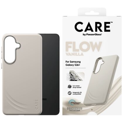 PanzerGlass CARE by PanzerGlass Flow Vanilla Qi - θήκη για Samsung Galaxy S26+ - Μπεζ