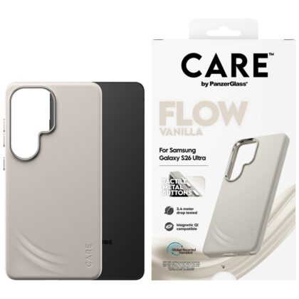 PanzerGlass CARE by PanzerGlass Flow Vanilla Qi - θήκη για Samsung Galaxy S26 Ultra - Διάφανο
