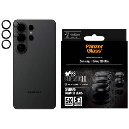 PanzerGlass Hoops Ceramic II Προστατευτικό Φακού Κάμερας για Samsung Galaxy S26 Ultra