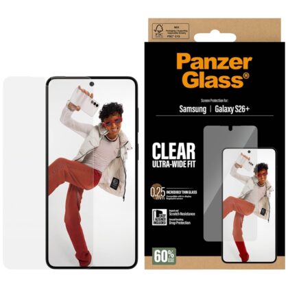 PanzerGlass Ultra-Wide Fit EasyAligner Μεμβράνη Tempered Glass για Samsung Galaxy S26+