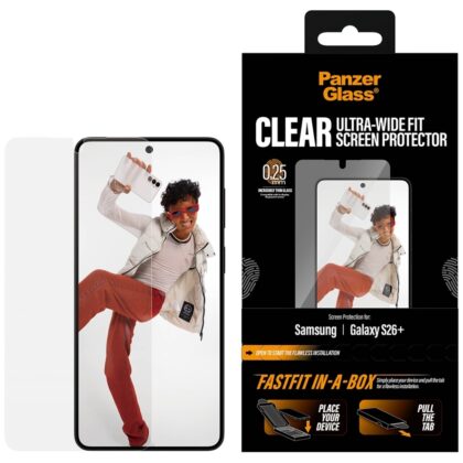 PanzerGlass Ultra-Wide Fit FastFit Προστατευτικό Γυαλί για Samsung Galaxy S26+