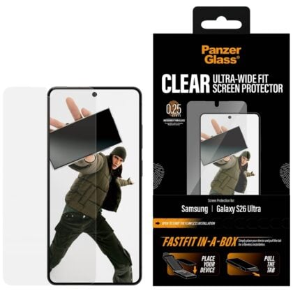 PanzerGlass Ultra-Wide Fit FastFit Προστατευτικό Γυαλί για Samsung Galaxy S26 Ultra