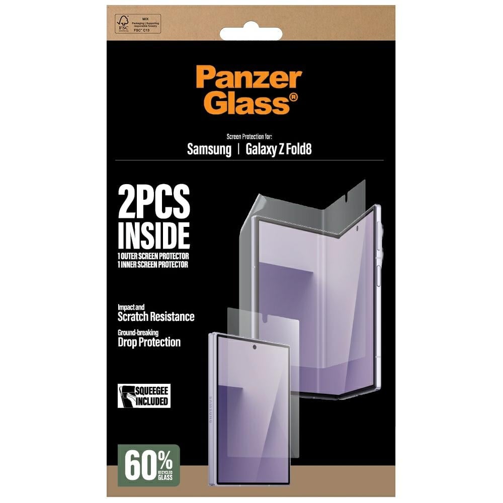 PanzerGlass Sub Screen Protector & Main Film Screen Protector για Samsung Z Fold8 - Image 4