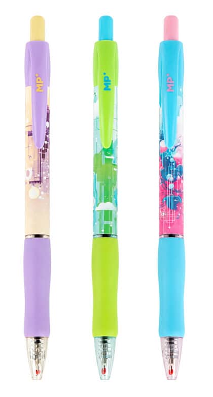 MP PE140-14 Στυλό Διαρκείας Ballpoint, Μύτη 0.7mm, Μπλε, Διάφορα Σχέδια, 1τμχ