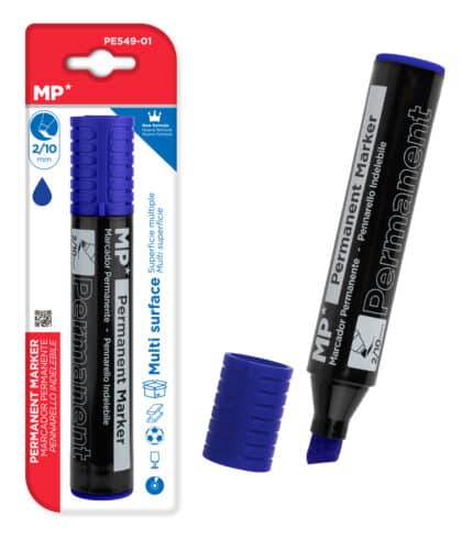 MP PE549-01 Μαρκαδόρος Ανεξίτηλος, 2-10mm, Μπλε