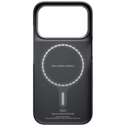 Θήκη PITAKA Edge Case σε μαύρο και γκρι χρώμα για iPhone 17 Pro και 18 Pro