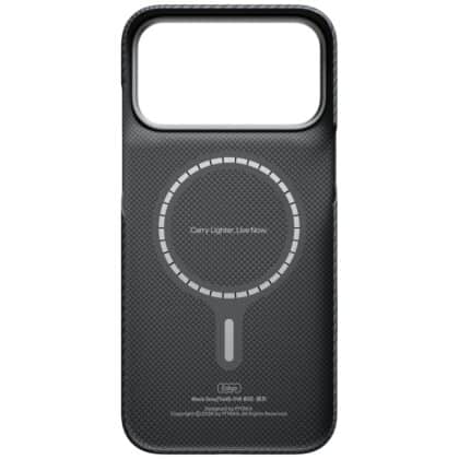 Θήκη PITAKA Edge Case για iPhone 18 Pro Max σε μαύρο χρώμα