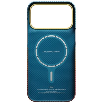Πολύχρωμη θήκη PITAKA California Dream από αραμίδιο για iPhone 18 Pro Max