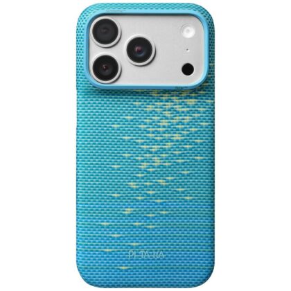 Μπλε θήκη PITAKA Edge Case MagSafe από αραμίδιο (Kevlar) για iPhone 18 Pro και 17 Pro