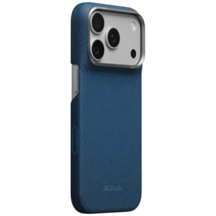 PITAKA Edge Argyle Case - θήκη για Apple iPhone 18 Pro / 17 Pro - Μπλε