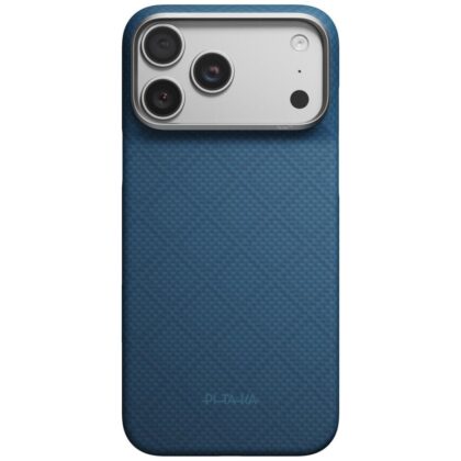 Μπλε θήκη PITAKA Edge Argyle από αραμίδιο για iPhone 18 Pro Max