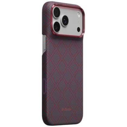 Θήκη PITAKA Edge Case MagSafe για iPhone 18 Pro Max σε μπλε ή κόκκινο χρώμα