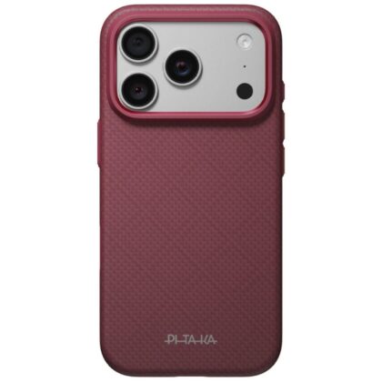 PITAKA Summa - θήκη για Apple iPhone 18 Pro / 17 Pro - Κόκκινο
