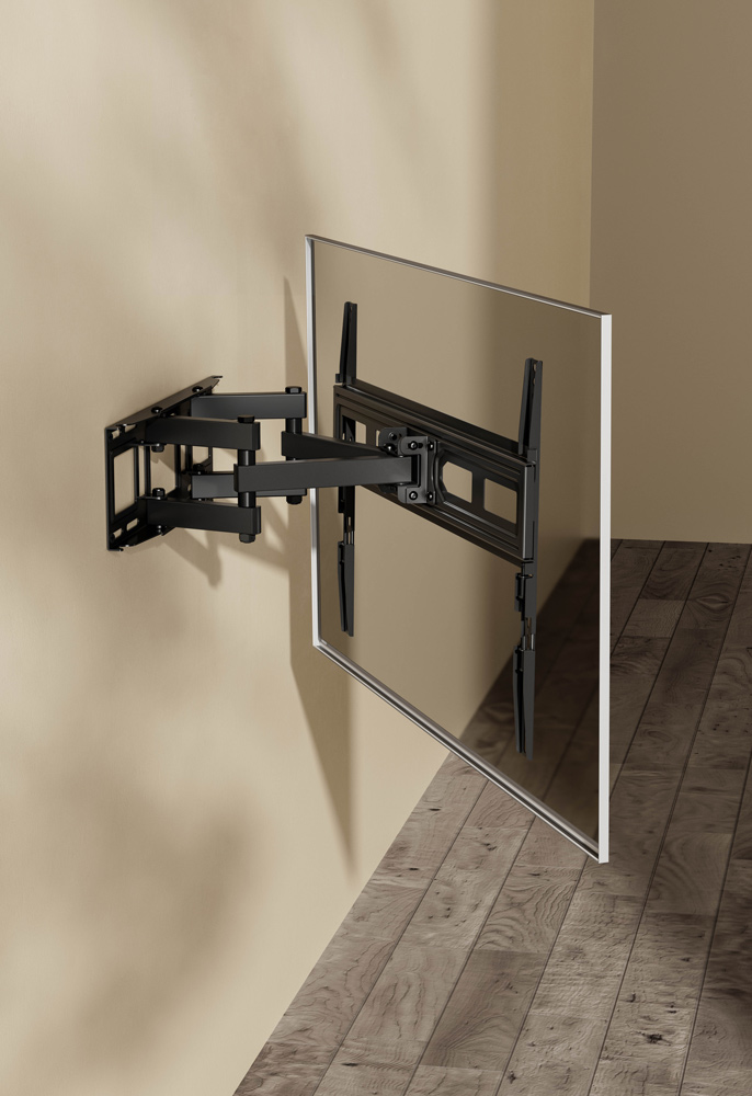 POWERTECH βάση τηλεόρασης PT-1130 επιτοίχια full motion 37-80" έως 40kg - Image 2