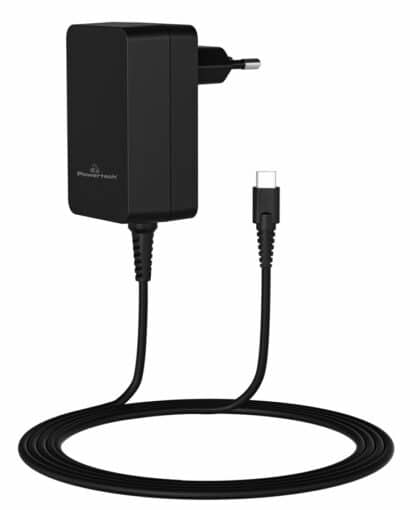 Powertech PT-1155 Φορτιστής Laptop USB-C PD 45W, Μαύρος