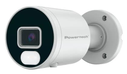 Powertech PT-1592 Κάμερα IP με Μικρόφωνο, Full Color 4MP, 2.8mm, PoE, IP67
