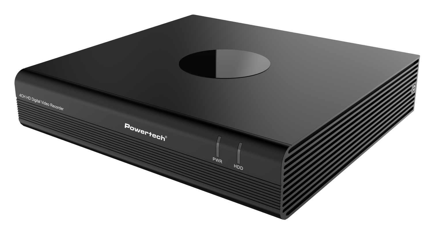 POWERTECH XVR PT-1595 υβριδικό καταγραφικό 5MP H.264/H.265 4 κανάλια - Image 3