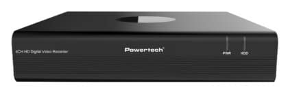 Powertech PT-1595 Υβριδικό Καταγραφικό 5MP, H.264/H.265, 4 Κανάλια