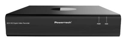 Powertech PT-1596 Υβριδικό Καταγραφικό, 5MP, H.264/H.265, 8 Κανάλια