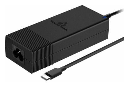 Powertech PT-1604 Φορτιστής Laptop USB-C PD 90W, Μαύρος
