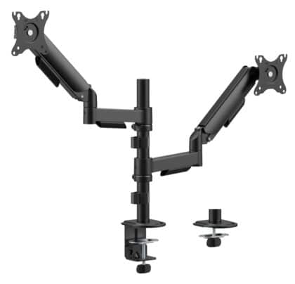 Powertech PT-1628 Βάση Γραφείου για 2 Οθόνες 17-32", Έως 9kg