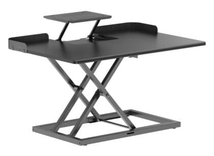Powertech PT-1664 Σταθμός Εργασίας Ρυθμιζόμενου Ύψους για Laptop, 790x540x62-420mm, Μαύρος