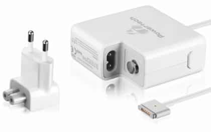 Powertech PT-289 Φορτιστής Laptop για Apple, 60W, 16.5V/3.65A, Λευκός