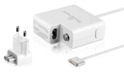 POWERTECH φορτιστής PT-836 για Apple Macbooks 45W λευκός