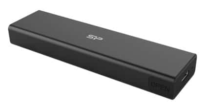 Silicon Power PD60 Θήκη για M.2 PCIe NVMe/SATA SSD, Χωρίς Εργαλεία, 10Gbps, Μαύρη