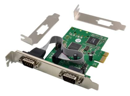 Powertech PCIe Κάρτα Επέκτασης 2x Σειριακές Θύρες, 921.6Kbps, SB16C1052PCI