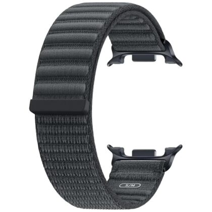 Samsung Υφασμάτινος Λουράκι για Galaxy Watch9 S/M, Μαύρος