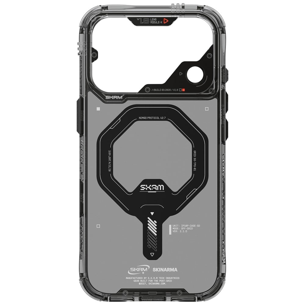 Θήκη SKINARMA Saido MagSafe Mag-charge για iPhone 18 Pro / 17 Pro Γραφίτης - Image 4