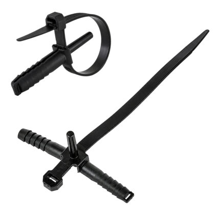 Powertech TIES-084 Δεματικά Καλωδίων 7x150mm, Μαύρα, 100 Τεμάχια