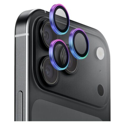 UNIQ Optix AluGuard DX2 Προστατευτικό Φακού Κάμερας για iPhone 18 Pro / iPhone 18 Pro Max, Ιριδίζον