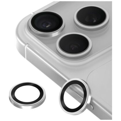 UNIQ Optix Prime Προστατευτικό Φακού Κάμερας για iPhone 18 Pro / iPhone 18 Pro Max, Ασημί με Εφαρμοστή