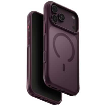 Θήκη UNIQ Veren για iPhone 18 Pro Max / 17 Pro Max MagClick Charging μπορντό