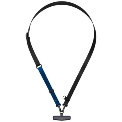 UNIQ Vista Flex 2-in-1 Λουράκι Τηλεφώνου, Μαύρο-Μπλε